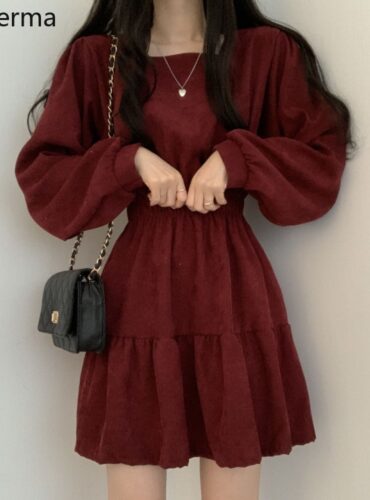Haven dress red
