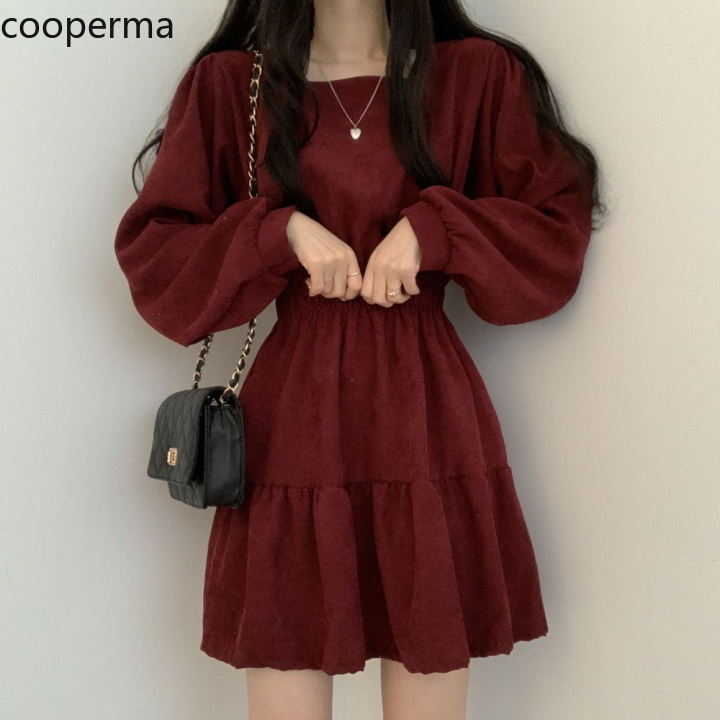 Haven dress red