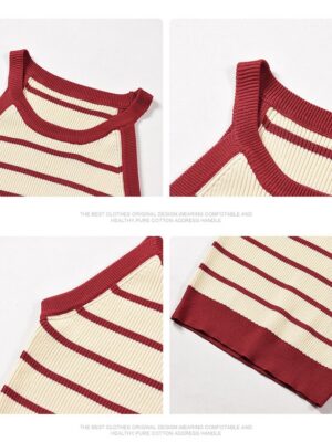 Irene knitted red 1