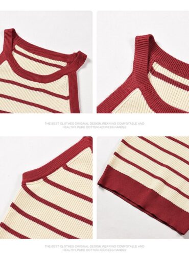 Irene knitted red 1