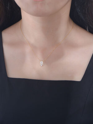 Rowena necklace yellow 3